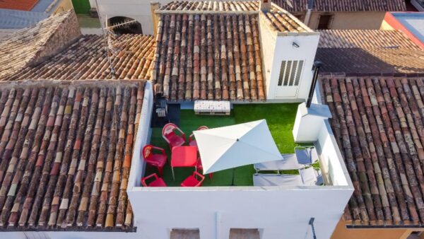 Terraza casa rural para vacaciones, puentes y fines de semana. Letur - Albacete