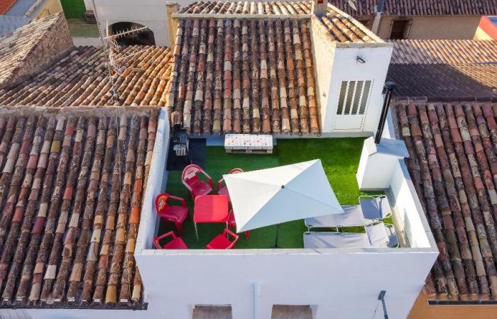 Terraza casa rural para vacaciones, puentes y fines de semana. Letur - Albacete