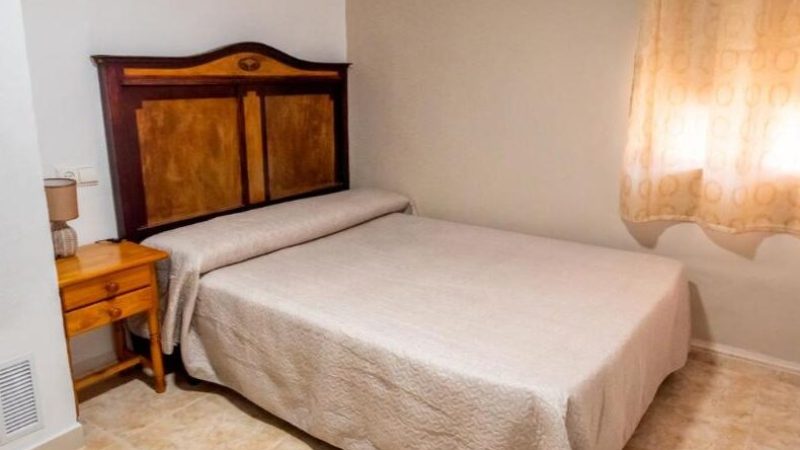 Dormitorio de la casa rural en Letur Albacete